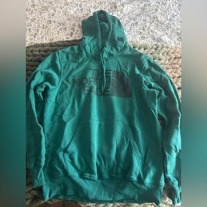 The North Face hoodie in green - small